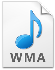 WMA音频文件格式的图标